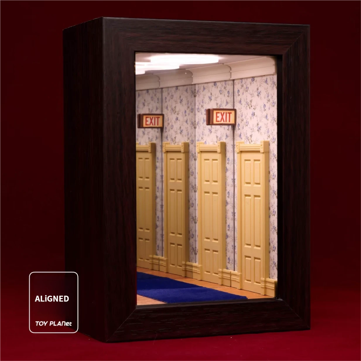 ALiGNED — Infinity Mirror Figure Display Shadow Box
