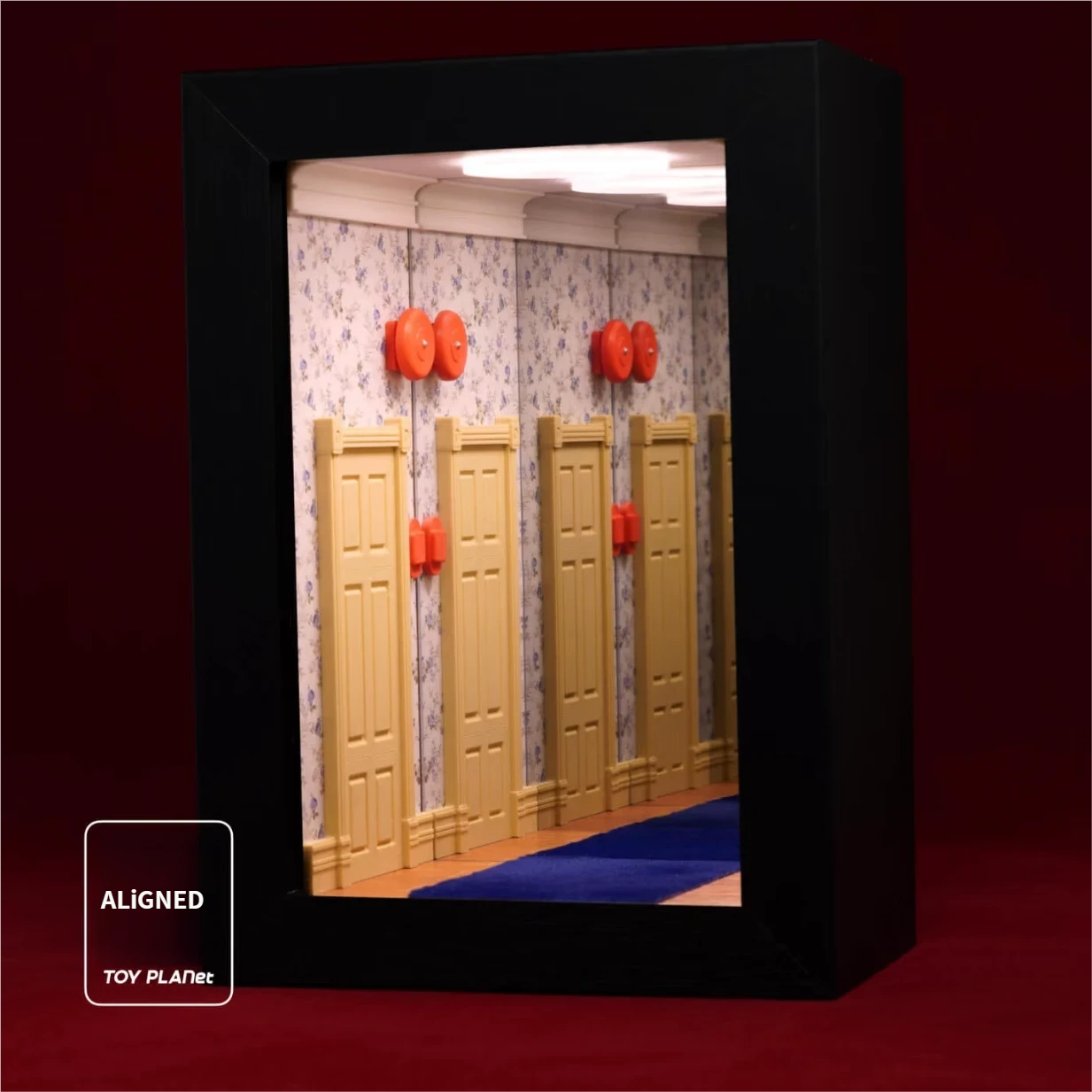 ALiGNED — Infinity Mirror Figure Display Shadow Box