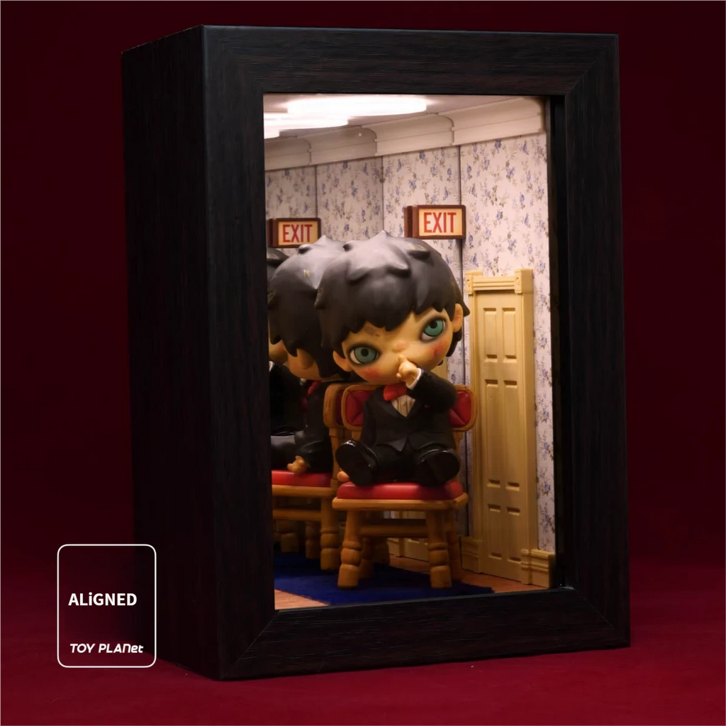 ALiGNED — Infinity Mirror Figure Display Shadow Box