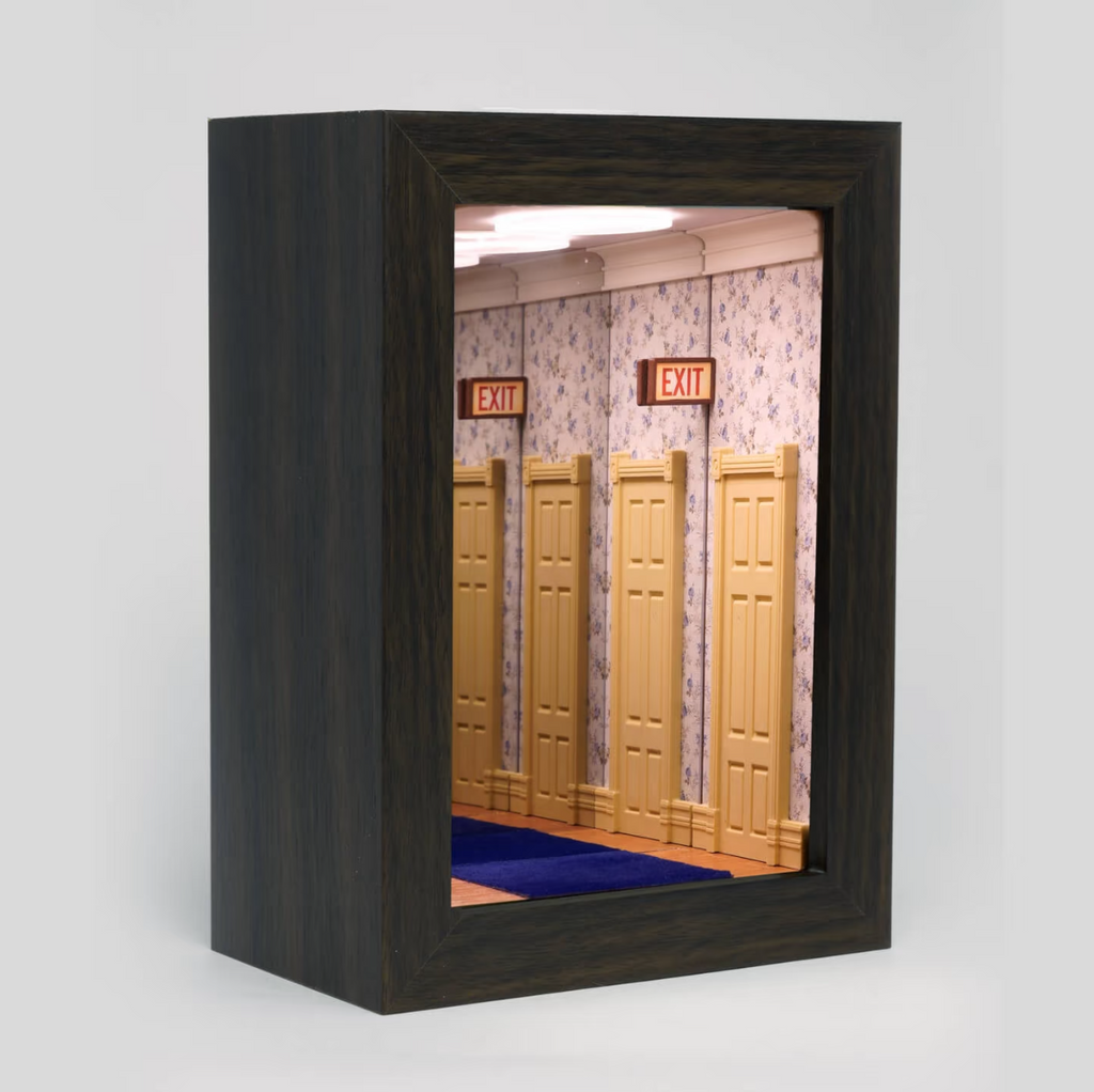 ALiGNED — Infinity Mirror Figure Display Shadow Box
