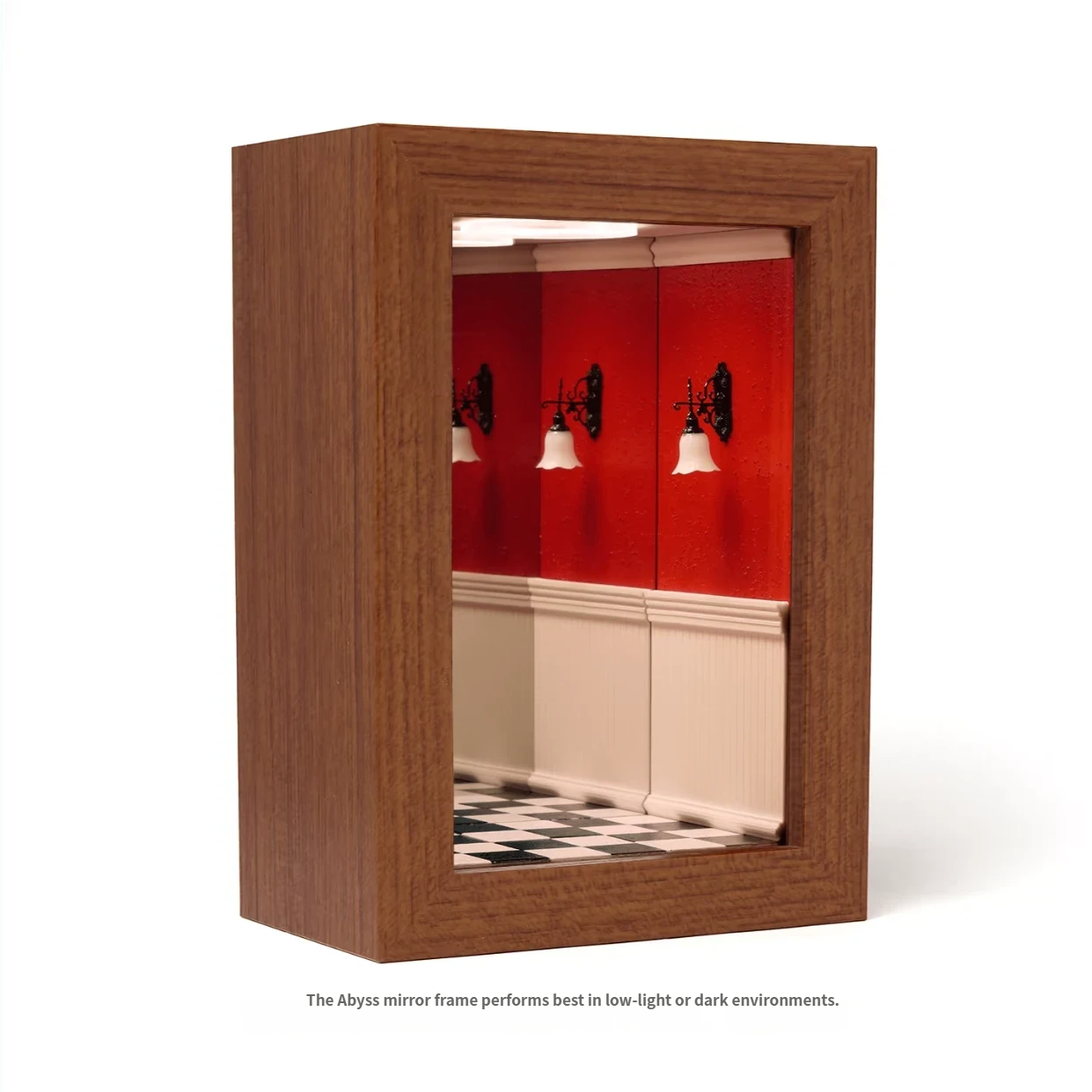Dream without end — vintage infinity mirror art display shadow box