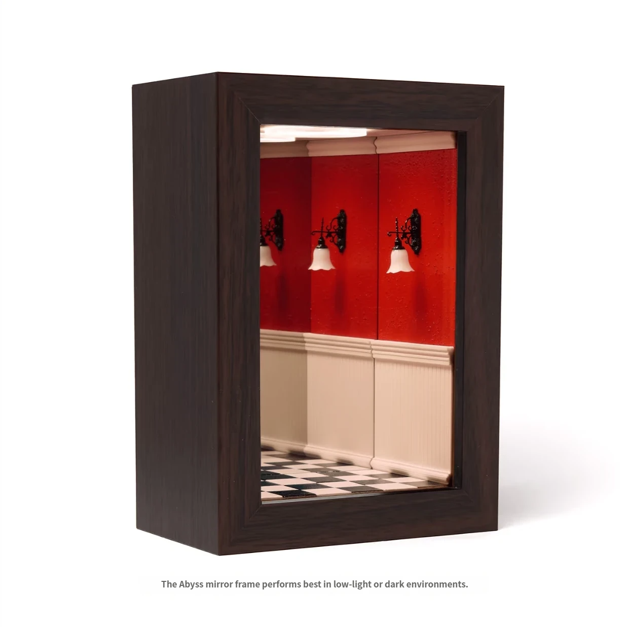 Dream without end — vintage infinity mirror art display shadow box