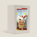 Button Corridor — Infinity Mirror Figure Display Shadow Box