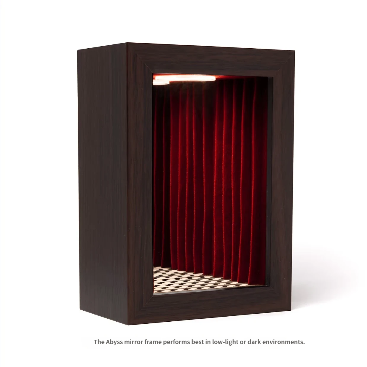 Twin Peaks · Wonderland— vintage infinity mirror art display shadow box