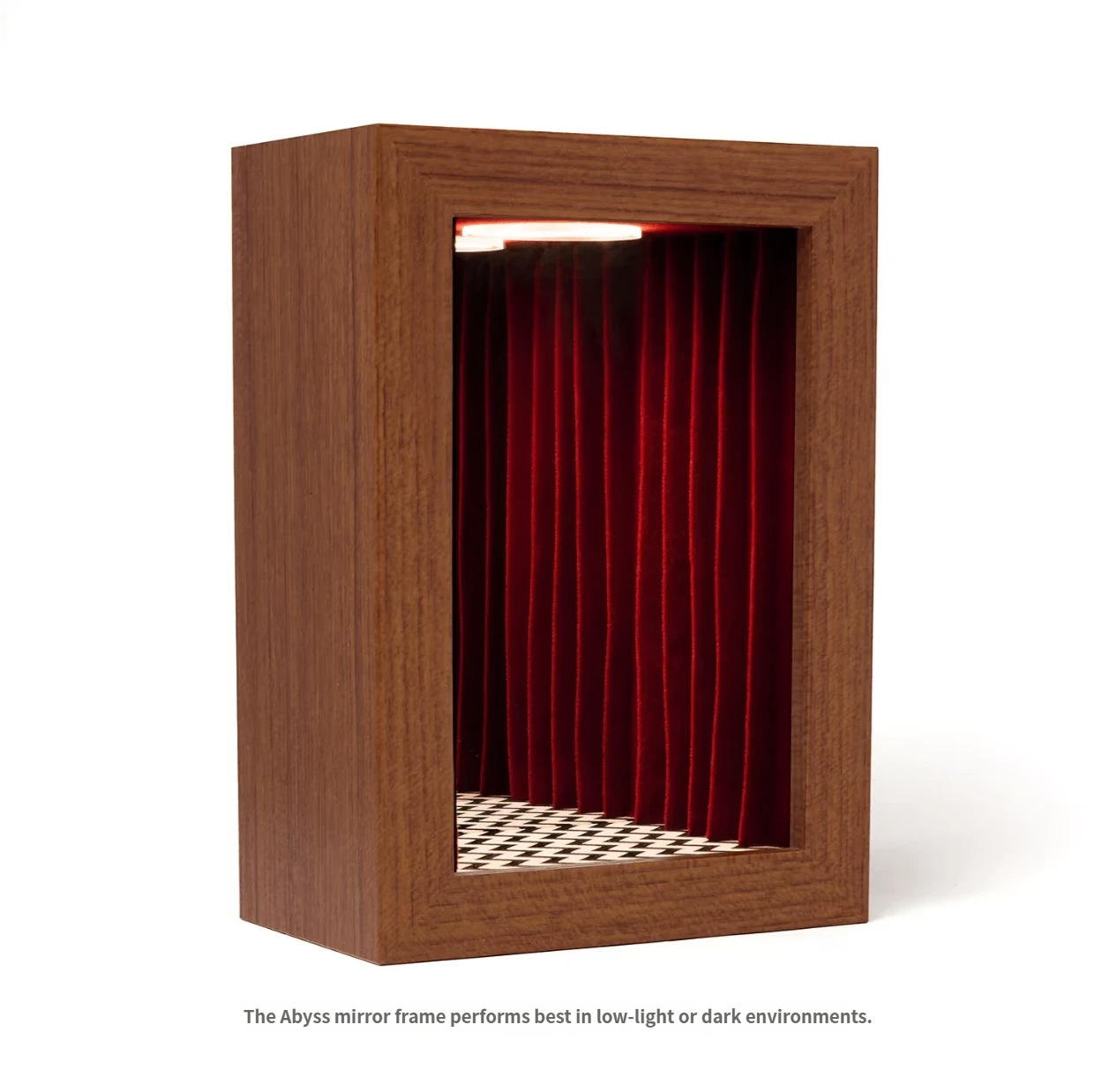 Twin Peaks · Wonderland— vintage infinity mirror art display shadow box