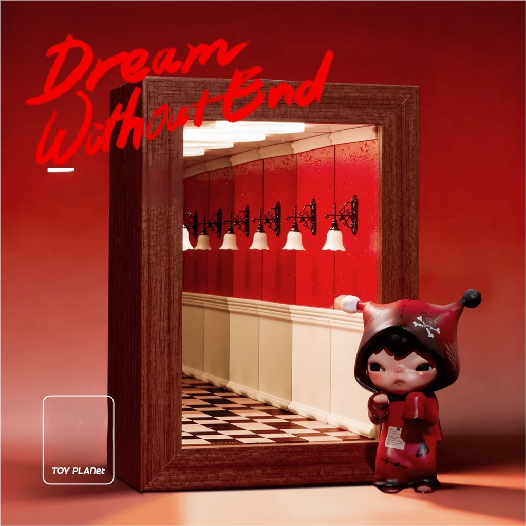 Dream without end — vintage infinity mirror art display shadow box